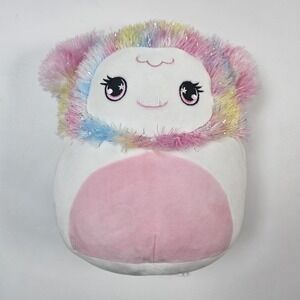 Squishmallows Bigfoot Yeti Zaylee Kellytoy Plush Pink Rainbow Stuffed Animal Toy